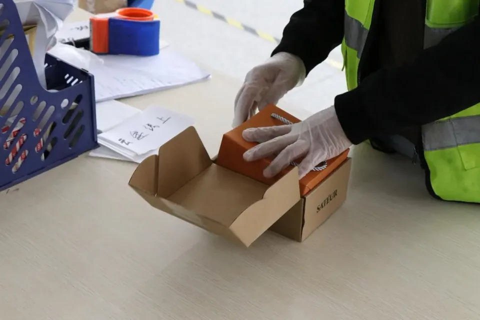 Ecommerce fulfillment team processing online orders