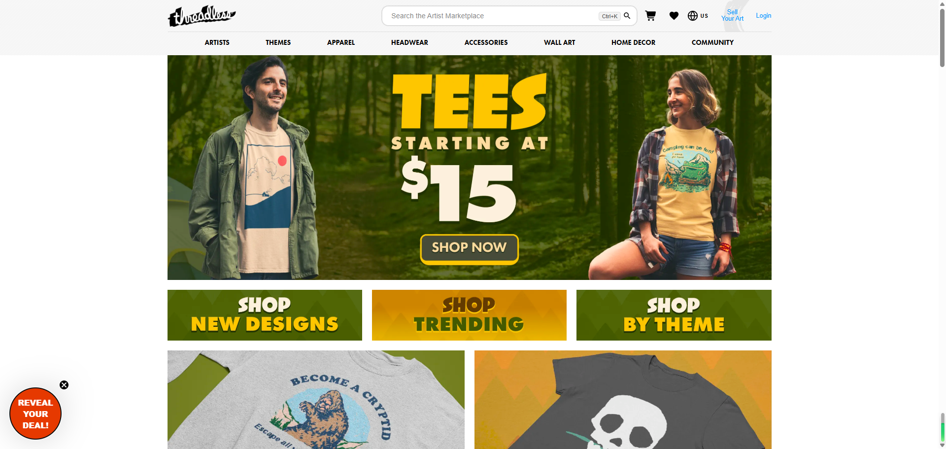 threadless